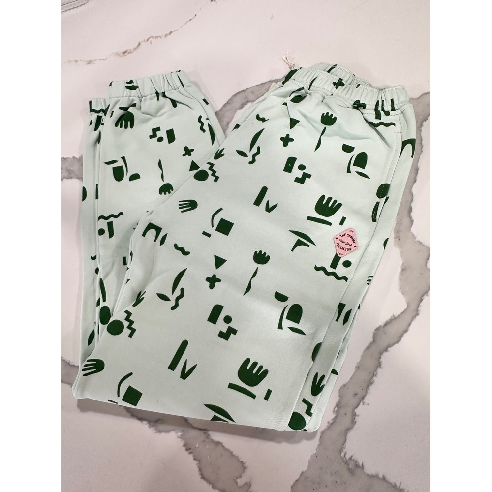 The Sunday Collective Kids Sunday Jogger Dewkist Green‎ Abstract Print Pants 12Y